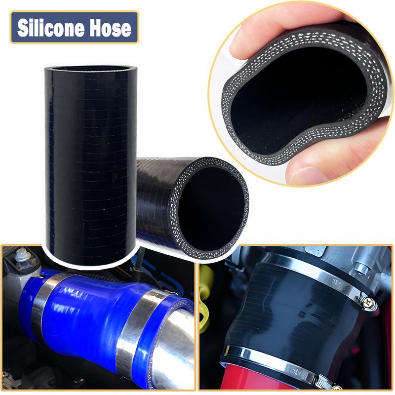 ID16-135mm Length100-1000mm Black Straight car silicone hose Intercooler Coolant Tube turbocharger connector tube Universal pipe