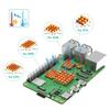 Aluminum Enclosure Box For RPI 5 Board Case With Quiet Efficient Fan and Heatsinks Enhances Performances