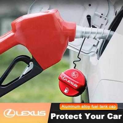 Car Fuel Tank Cap Alloy Petrol Box Cover Accessories For F SPORT GS IS LS LX CT LC RC GX460 LBX NX RX 350h 450h ES UX 300e