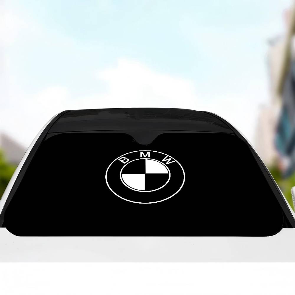 BBKG7 Luxury Sport Car B-BMWs Car Windshield Foldable Sun Shade Cover Block Reflector Portable Breathable Anti UV Protector Screen