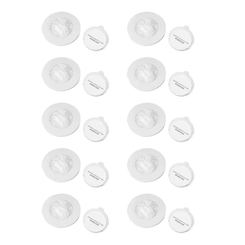 

Круглый висячий кофейный мешок одноразовый фильтр-мешок для заваривания кофе UFO кофейный фильтр бумажный офис белый