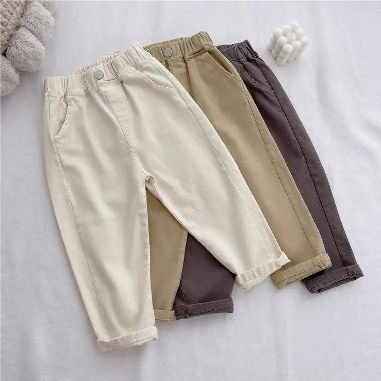 Children's Pants Men's and Women's Casual Pants All Wear Korean Version of Trousers