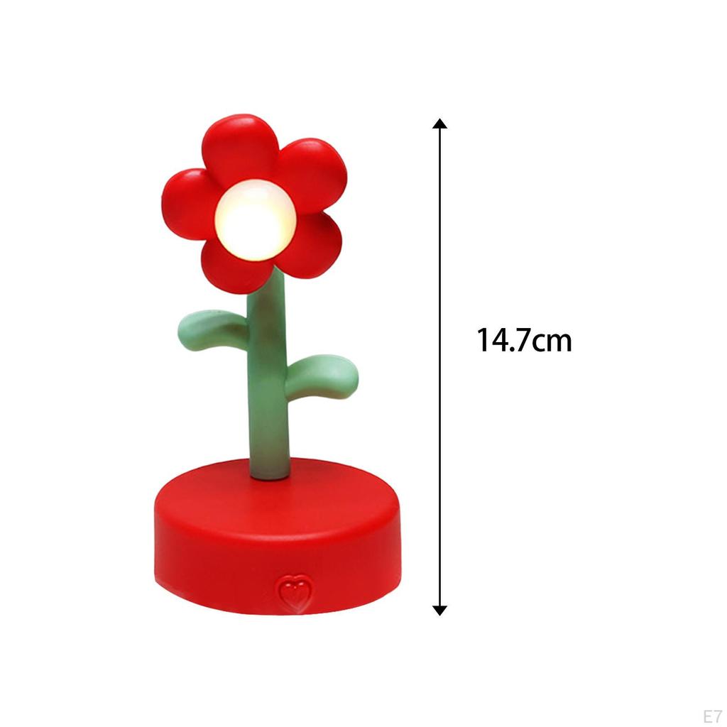 Creative Flower Table Lamp Night Light Modern for Bedside Dorm Party Decor Ornament