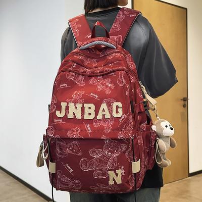 Schoolbags for Children Elementary School Students  Girls  Junior High School Students  Boys Letters Backpacks