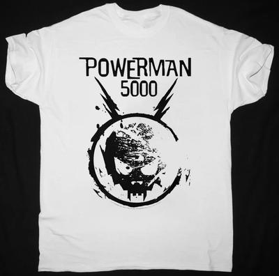 Powerman 5000 Tour Unisex White T Shirt All Size S To 5XL AM3046
