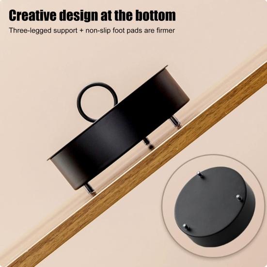 Incense Coil Holder with Handle Cover Portable Indoor Outdoor Camping Fireproof Round Metal Repellent Spiral Incense Burner Ash Catcher Tray