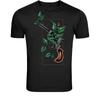 Floral Revolver Gun T-Shirt - Botanical Weapon Art Graphic Tee