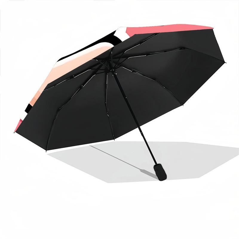 1pc Heart Gesture Folding Umbrella, Durable, Suitable for Outdoor Activities or Rain, Suitable for Commuting Yy251027107