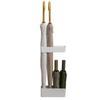 Wall-Mounted Umbrella Stand Punch-Free Umbrella Holder Shelf Standing Storage with Water Collector Hook & Loop Mount