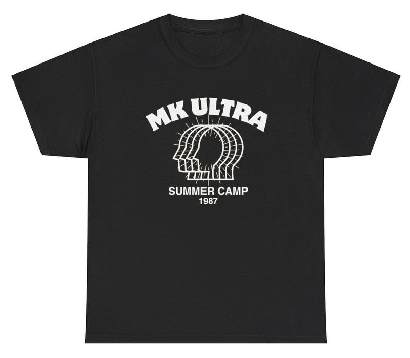 MK Ultra Summer Camp 1987 Unisex T-Shirt Funny Political CIA Conspiracy Humor Silly Tee Graphic Tee XXXL