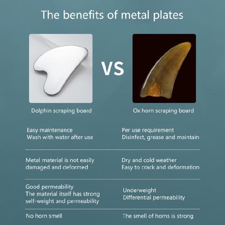 Easy To Use Stainless Steel Gua Sha Massager Metal Sculpting Massager For Daily Face Care And Elasticity Improvement