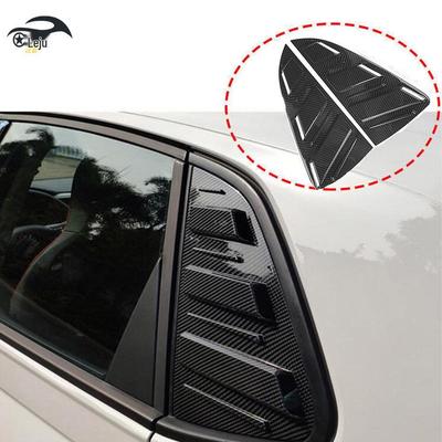 2009-2021 Volkswagen Polo Zadní trojúhelníkové okno Dekorace s lamelami Jasně černá