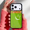 Turkmenistan Flag Soft Phone Case for iPhone 17 Air 16e 15 14 13 Pro Max Back Cover for 12 11 Pro Coque