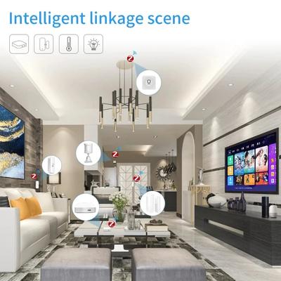 Tuya Türkontakt Zigbee 3.0 Mini Drahtlose Verbindung Öffnen Schließen Detektor Haussicherheit Funktioniert mit Alexa Google Home Yandex Alice