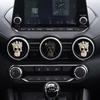 Retro Metal Skull Car Air Vent Perfume With Water Drill Skull Car Perfume