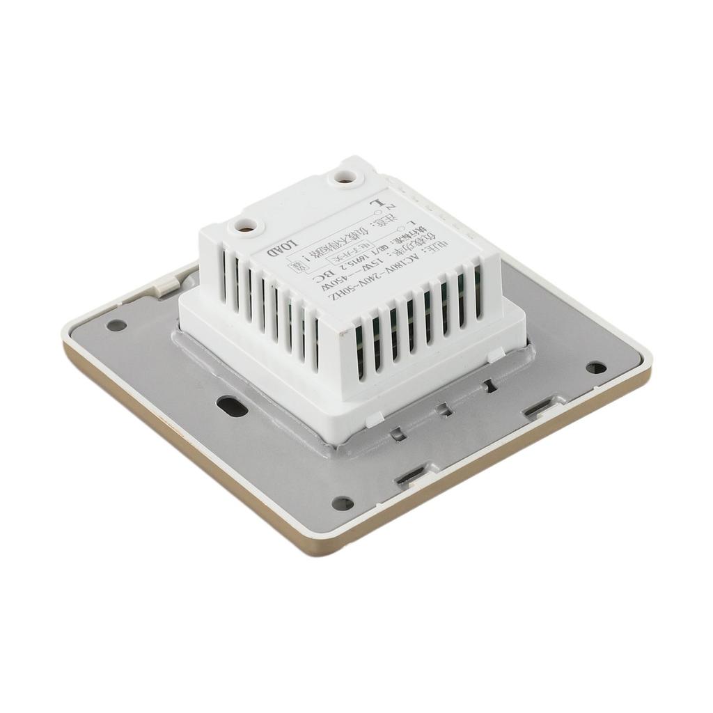 Adjustable Brightness 1-Gang Dimmer Task Lighting Compatible With Incandescent Operating Voltage 250V For Incandescent Bulbs