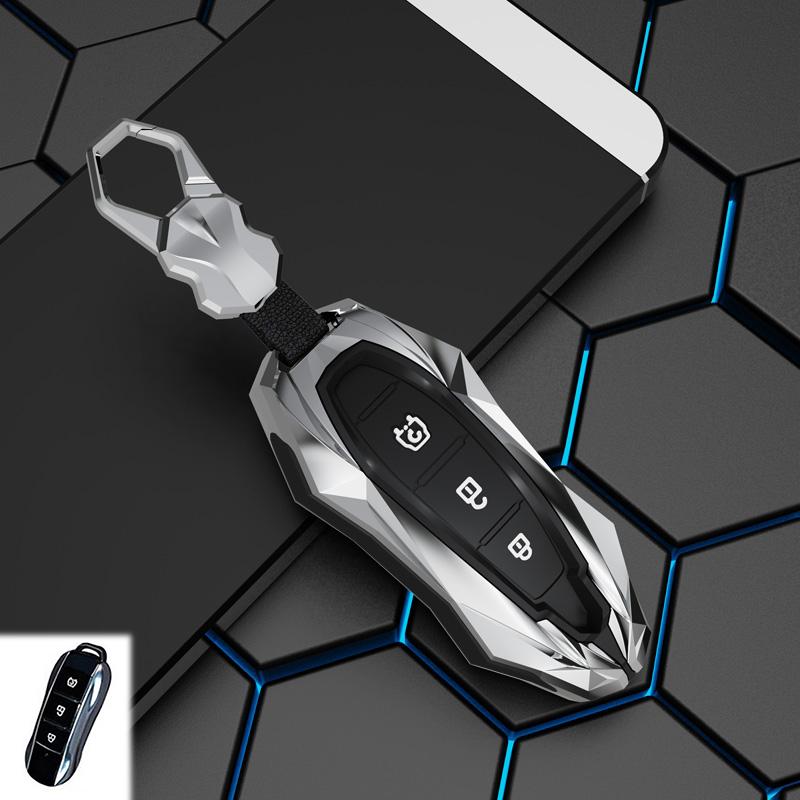 Zinc Alloy Car Key Cover Plastic Key Case Keychain For Dongfeng Fengguang Dfsk Glory 580 Fengon Ix5 Ix7 Seres Sf5