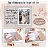 Pet Memorial Frame - In Loving Memory of Dogs, Sympathy Gift for Pet Loss, Gray Wooden Frame