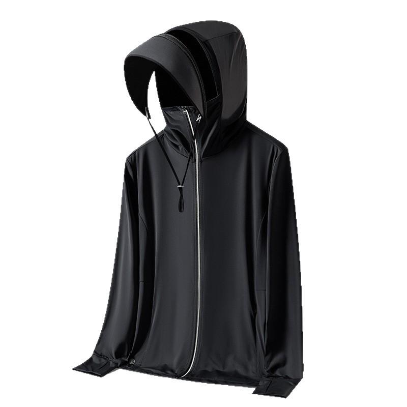 UPF10 + Summer Ice Silk Sunscreen Clothes, Women's and Men's Jackets, Breathable Loose Sunscreen Clothes, Anti-ultraviolet Moisture, Breathable 