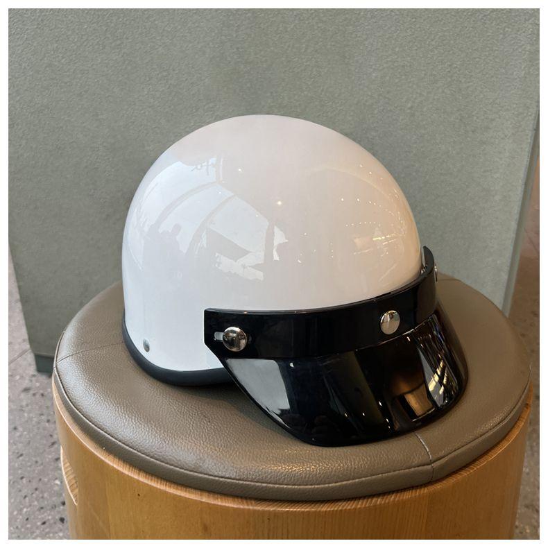 Retro Half Helmet Lightweight Summer Electric Vehicle Helmet Hard Hat Unisex