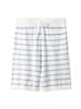 Gelato Pique HOMME Smoothie Striped Shorts PMNP242014 Blue Men's