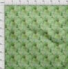 oneOone Cotton Poplin Green Fabric Autumn Craft Projects Decor Fabric Printed By The Yard 42 Inch