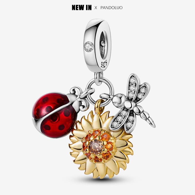 Brand Latest Arrival Yellow Series Animal Shape Charm Bead Component Bead Components Compatible With Pandach Authentic Original Bracelet High Quality