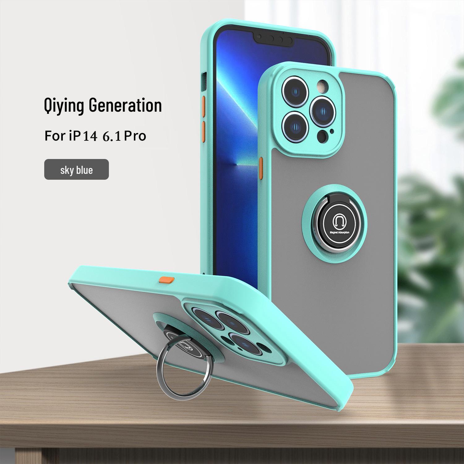 

Qiying Magnetic Stand Phone Case with Lens Protection for iPhone 14/13/17 Pro/16 Pro iPhone 17 Pro Max