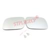Passenger Driver Side Left or Right Door Side Heated Wing Mirror Glass Lens for Volkswagen Touareg 7L Pre-facelift 2002-2006