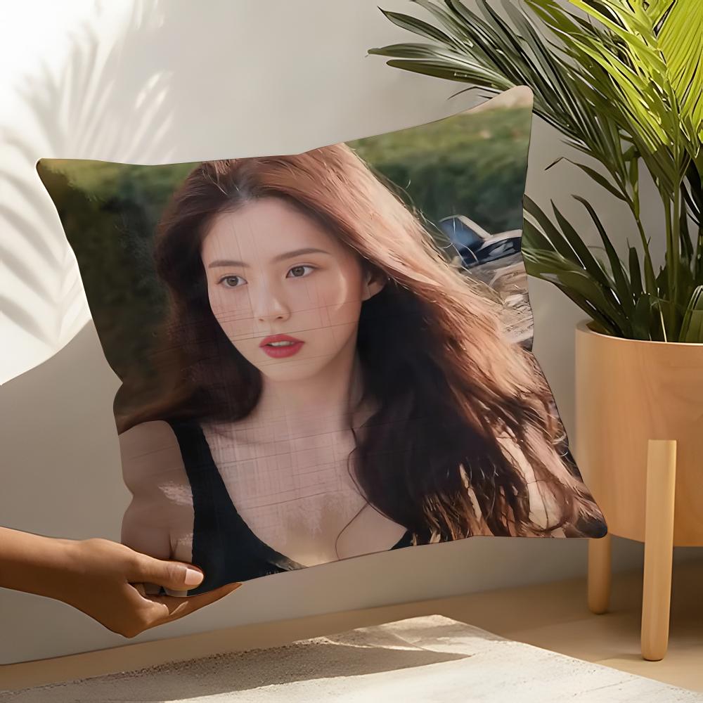 

Han So star Hee Pillow Case Home Living Room Decoration Linen Pillow Cases Cushion Cover 30X30cm