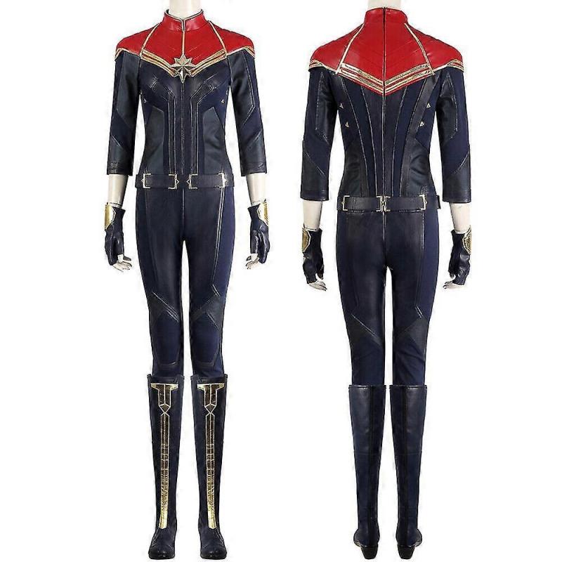 Captain Marvel 2 Carol Danvers Cosplay Costume Halloween Women Movie Outfit