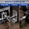 20pcs Fasteners Threaded Coupling Nuts M8 Stainless Steel Coupling Nut  Rod Hardware Use