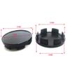 4PCS VOSSEN Wheel Center Cap 53mm Rim Cover Hub Cap Wheel Cap For 50mm VOSSEN Racing Badge sticker Decals Styling accessories