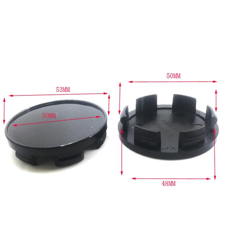 4PCS VOSSEN Wheel Center Cap 53mm Rim Cover Hub Cap Wheel Cap For 50mm VOSSEN Racing Badge sticker Decals Styling accessories
