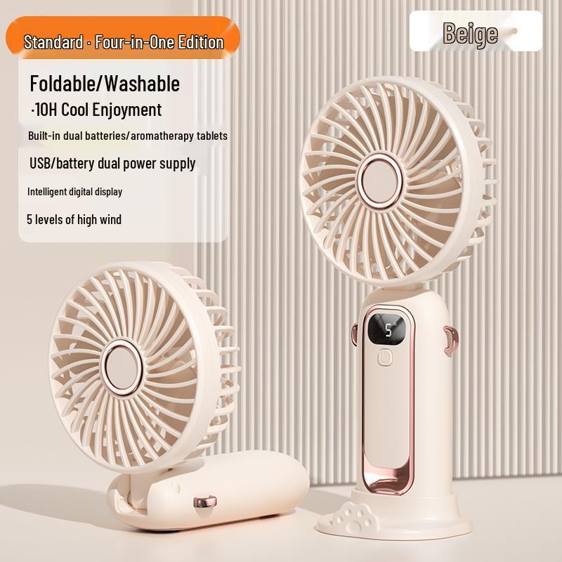 2025 Foldable Neck-Hanging Portable Mini USB Fan - Silent and Compact
