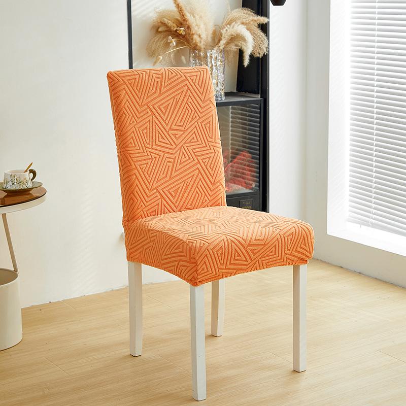 Thickened Skirt-Free Chair Cover All-Inclusive Elastic Backrest Seat Integrated Dining Chair Protective Cover Household