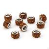 Alloy European Rhinestone Beads 8x10mm Large Hole Loose Spacer DIY Jewelry Making