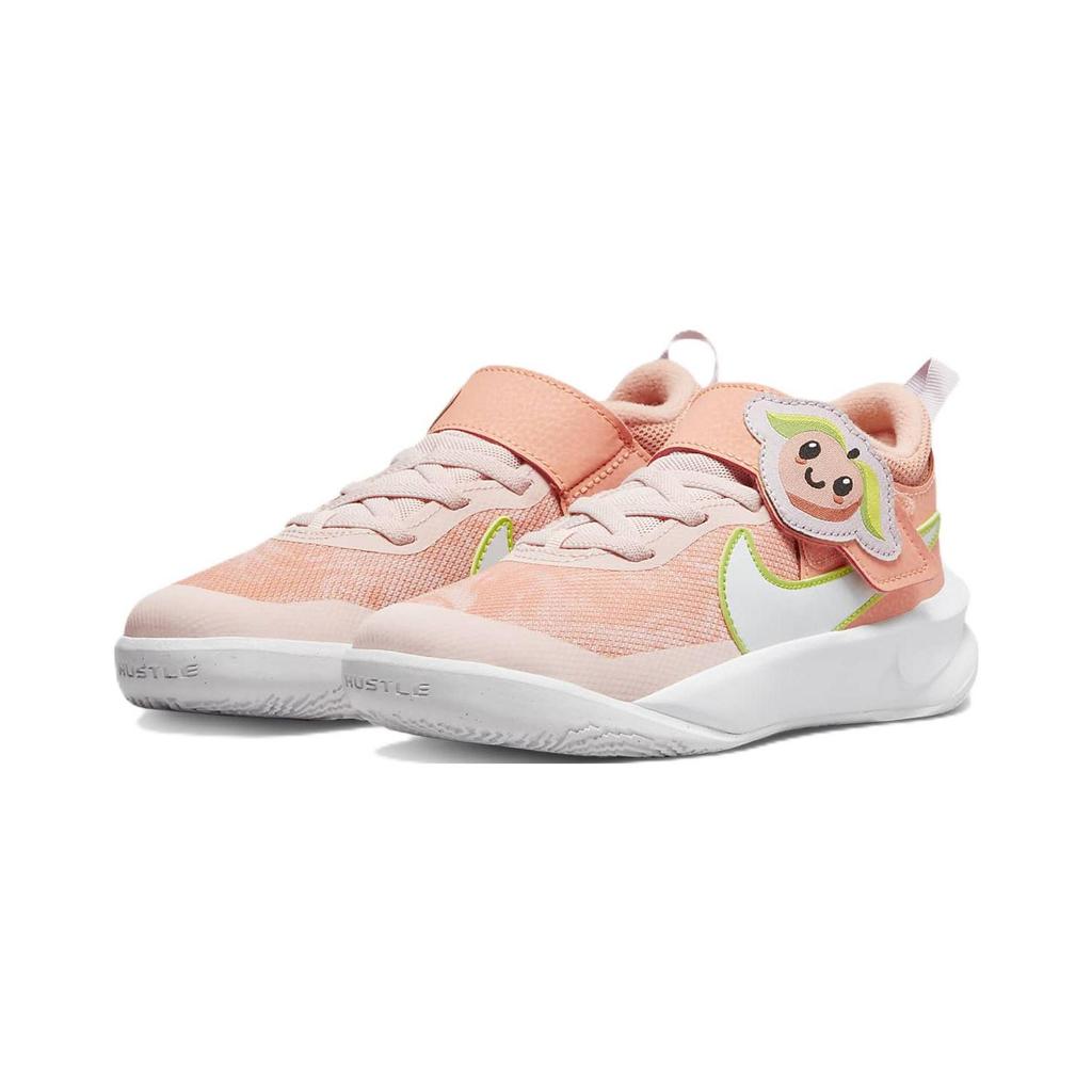 Nike Team Hustle D 10 Lil PS Peach Kids Sneakers Pink Atmosphere Crimson-Bliss DM4324-600