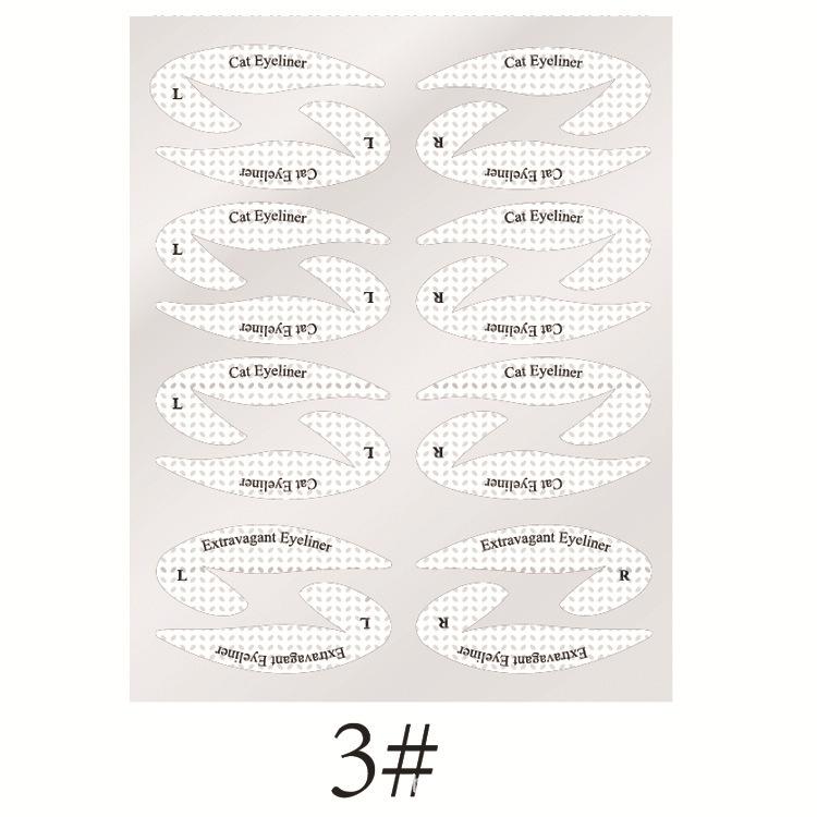 Reusable Eyeshadow and Eyeliner Stickers for Easy Eye Makeup Application