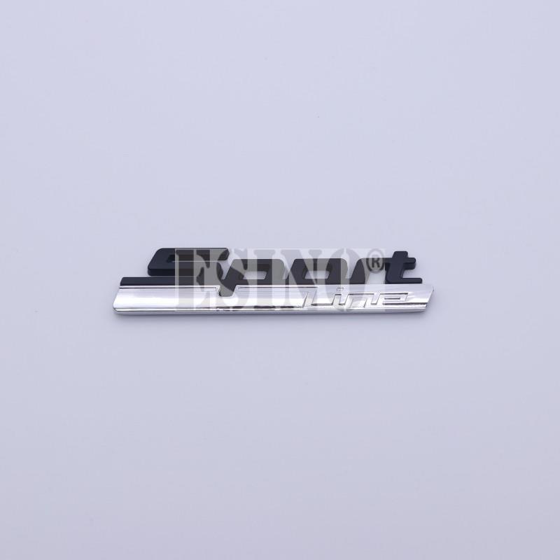 Car Styling Universal 3D Car Trunk Metal Adhesive Badge Emblem Sport Line Rear Body Tailgate Fender Styling Badge for BMW