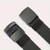 Men's and Women's Anti-Allergy Nylon Belt - Smooth Buckle for Casual, Formal, Outdoor and Daily Wear | Unisex Belt | Large Size Belt