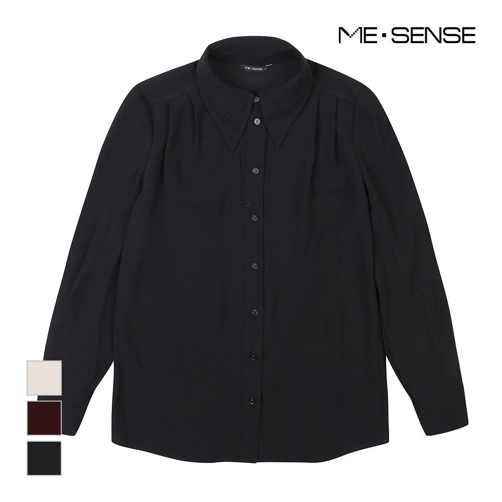 MESENSE Chain-Detailed Collar Blouse_Mb1Zblp105C