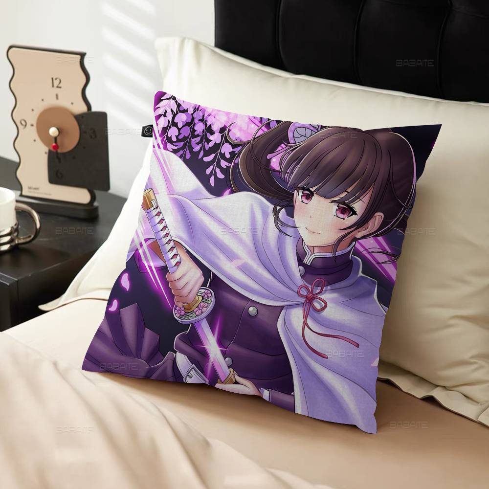 Cartoon Character Tsuyuri Kanao Cushion Cover Polyester Sofa Cushions Decorative Throw Pillows Home Decoration Pillowcover