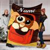 Personalized Custom Name Blanket - Gremlins Print Design,Blanket for Sofa,Bed,Travel,Camping - Soft and Warm, Great Gift