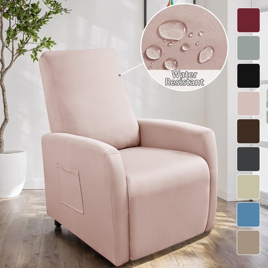 Waterproof Buffalo Milk Silk Little Chivas Sofa Cover Elastic Solid Color Chivas Electric Sofa Cover Lounge Chair Cover