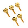 5 Pcs Saxophone Neck Receiver Tightening Screw Brass High Hardness Sax Neck Screw