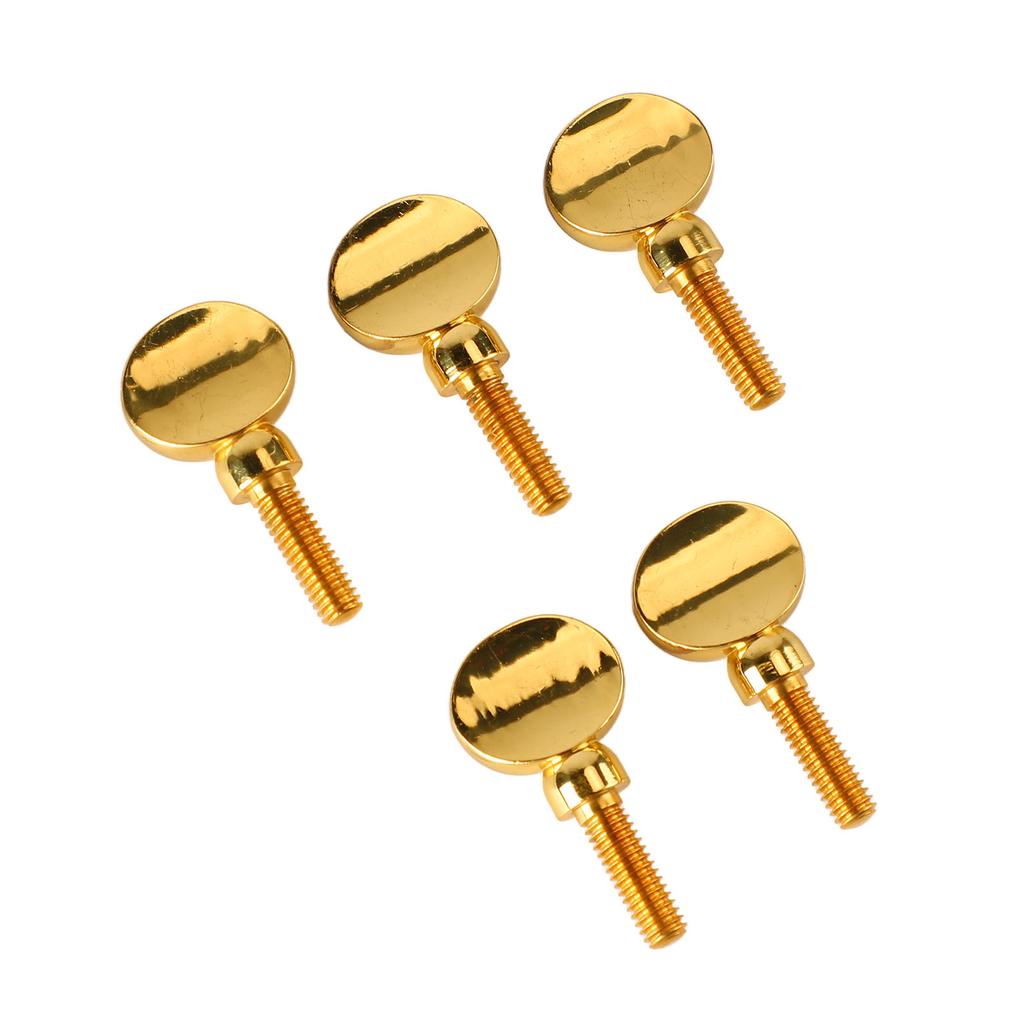 5 Pcs Saxophone Neck Receiver Tightening Screw Brass High Hardness Sax Neck Screw