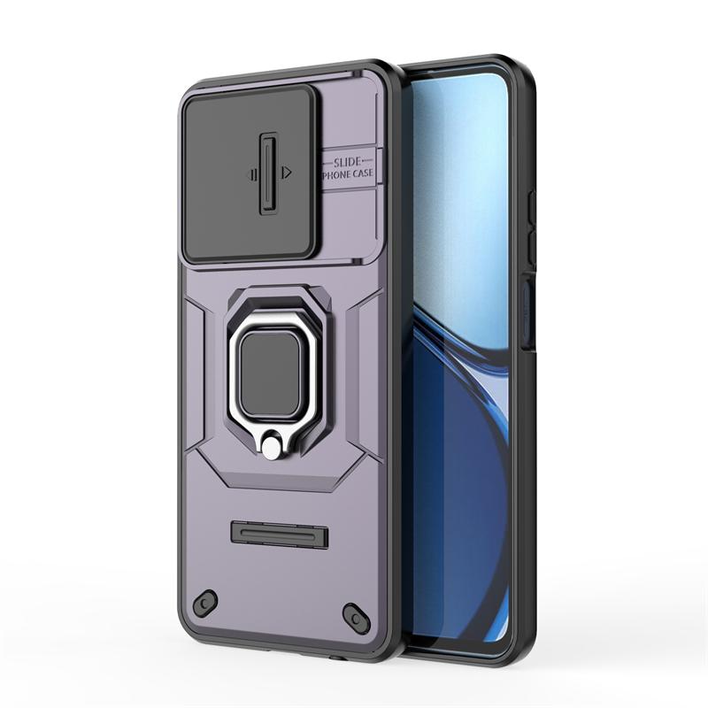 Shockproof Case For Realme C61 Case For Realme C61 Global Ring Holder Magnetic Back Cover For Realme C61 C 61 Push Window Case
