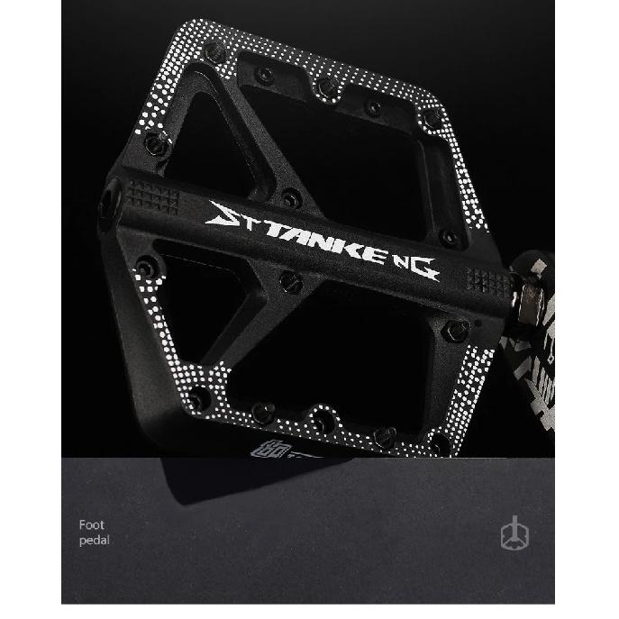 Ultralight Nylon MTB Bicycle Pedals Widen Non-slip DU+1 Bearing Flat Platform Pedals Mountain Road BMX Bike Cycling Accessories