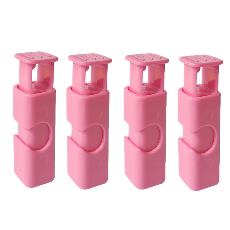 Sele 4pcs Sealing Clip Food Preservation Bag Clip Snack Fresh Food Storage Seal Bag Clips Sealer Clamp Kitchen Storage Tool